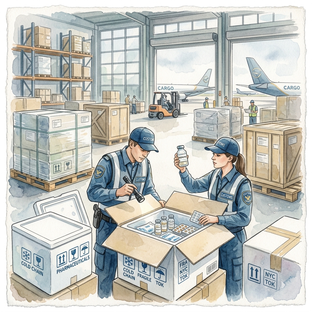 ラオス発インド行きの航空貨物から大量の抗がん剤を押収。冷却材と偽り密輸を図る