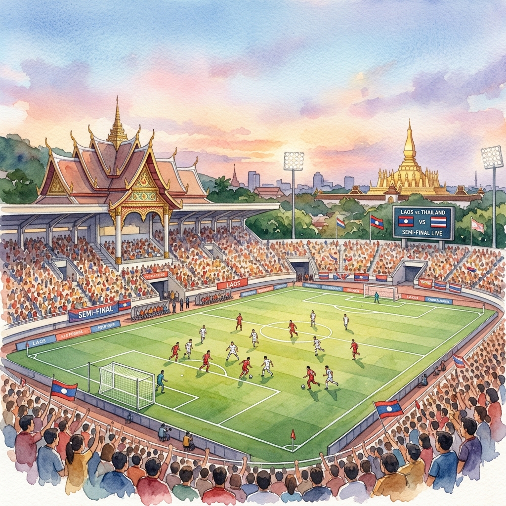 ワールドカップ2026：ベスト4激突の準決勝スケジュール発表、ラオス国内でもサッカー熱が高まる
