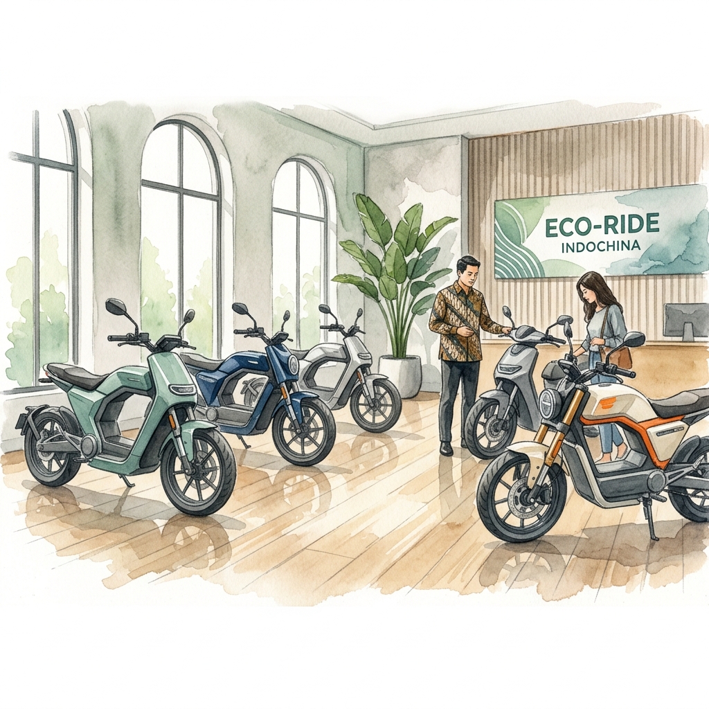 VinFast、インドネシアで電動バイク販売店20店舗をオープンし、東南アジアでの展開を拡大