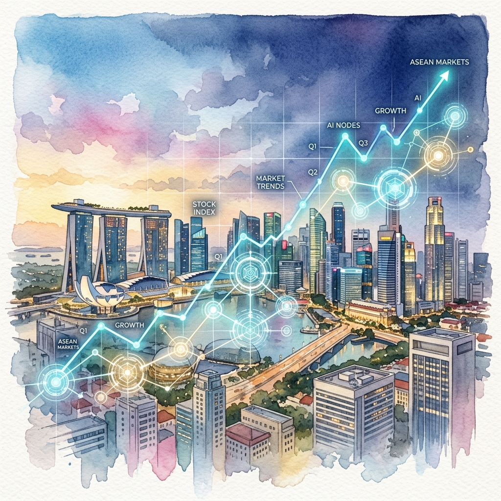 AMRO、ASEAN+3の2026年経済成長率予測を4.1%に上方修正、AI需要の急増が牽引