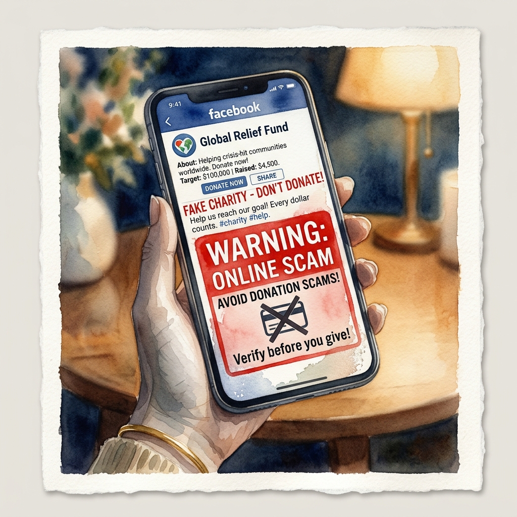 送金前に確認を！偽の救援団体Facebookページによる寄付金詐欺が多発