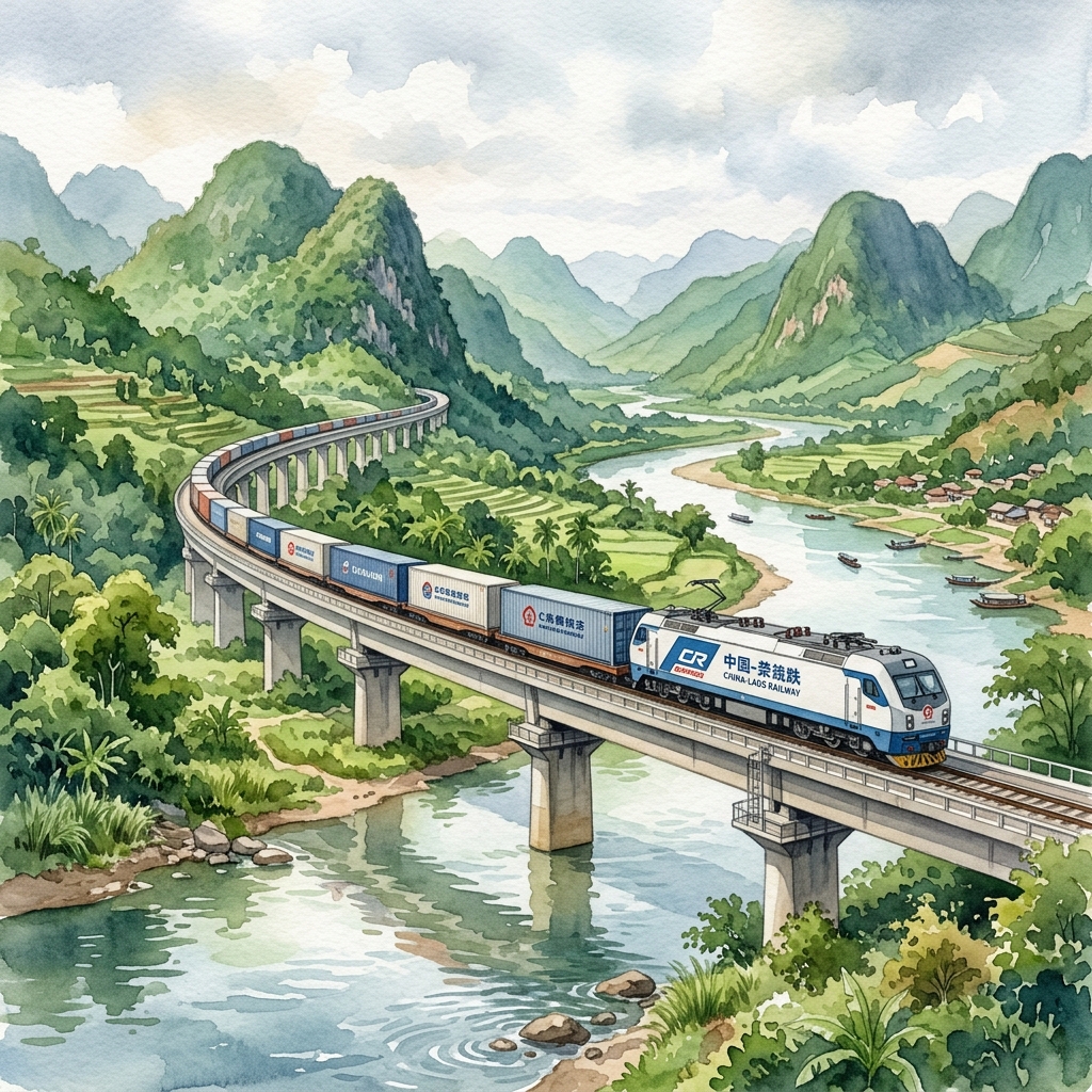 中国ラオス鉄道の累計貨物輸送量が9000万トンを突破