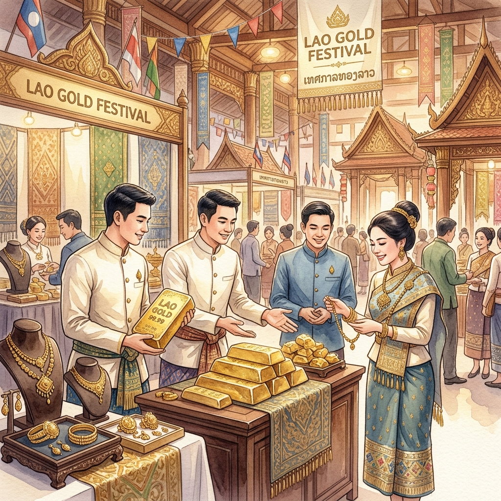 第2回「ラオス金・貴金属フェスティバル2026」開催発表、ラオス産ゴールドの世界的ブランド化へ