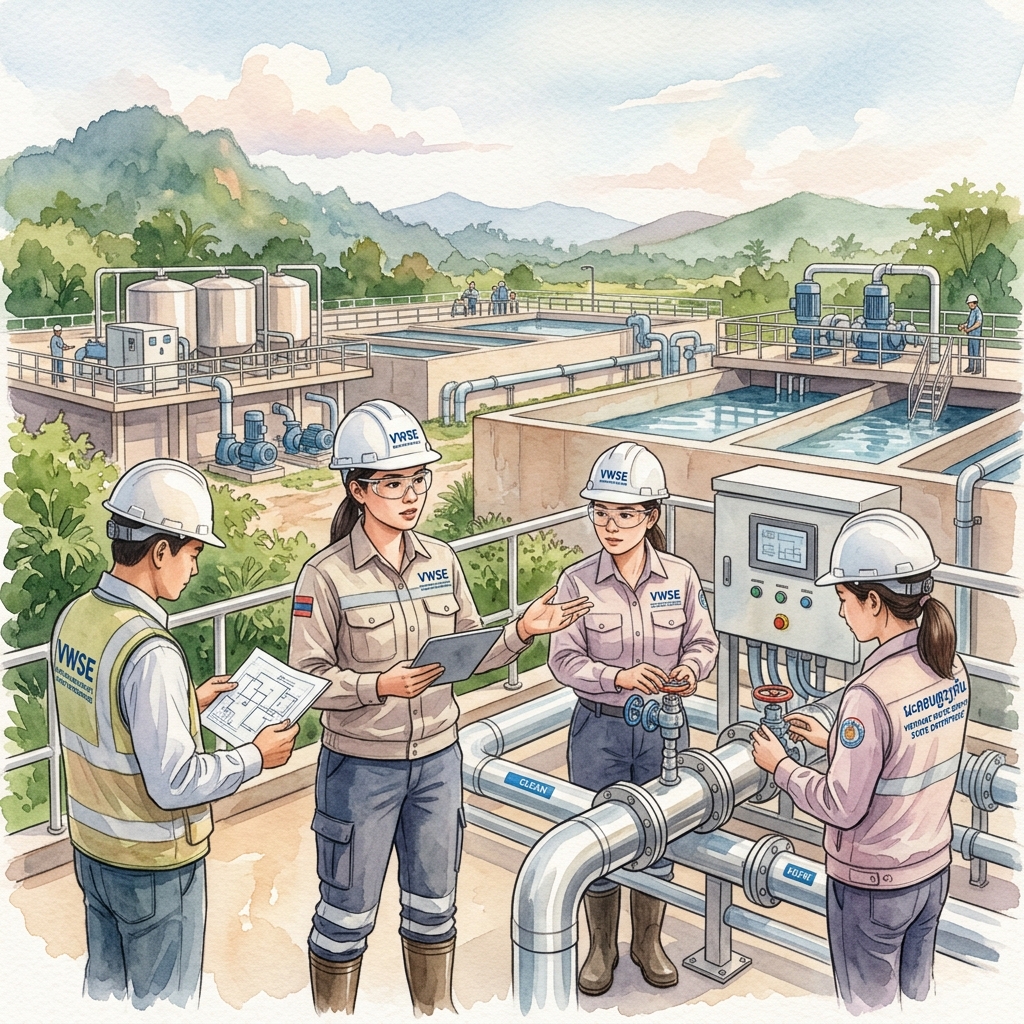 ビエンチャン首都水道公社、2026年上半期純利益900億キップ(約5.4億円)達成と未給水100村落への供給拡充方針を発表