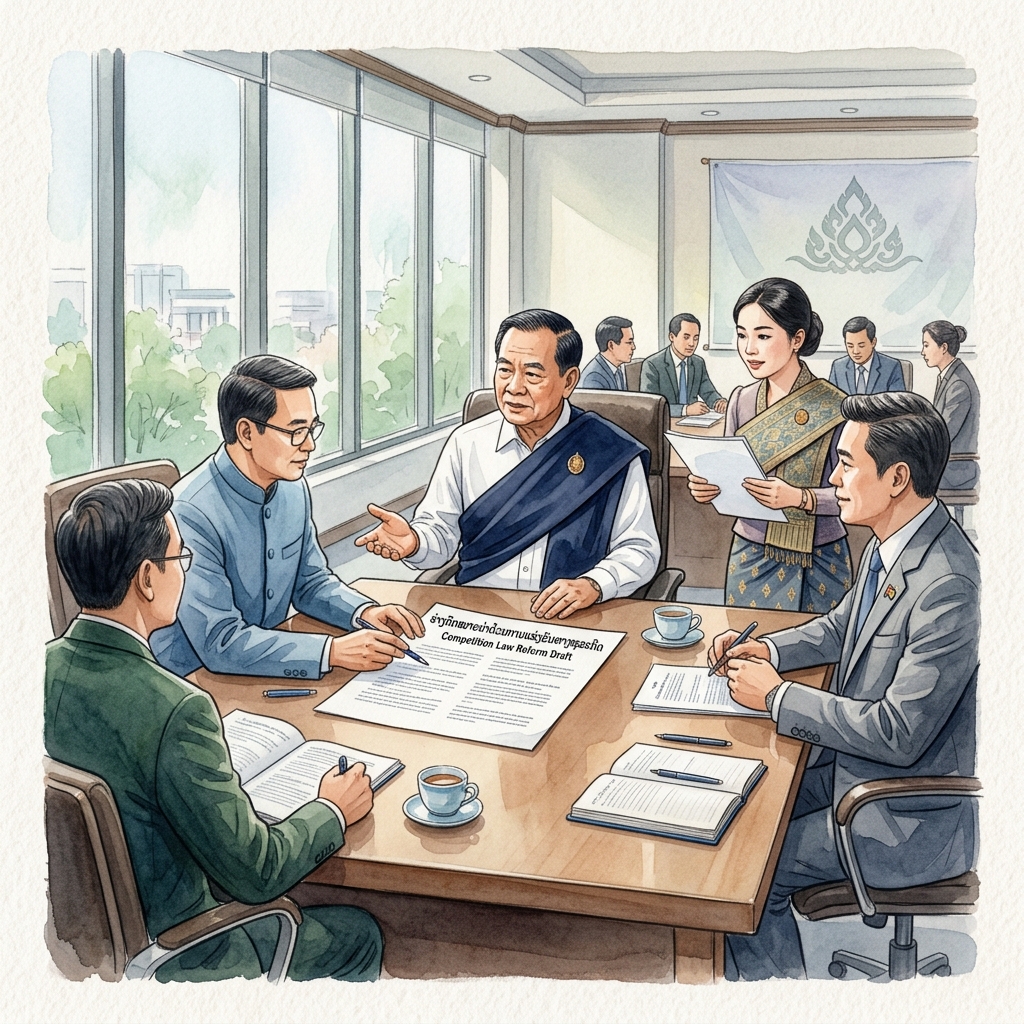 ラオス商工省、公正取引と不当独占防止に向け「競争法（Competition Law）」の全面改正作業に着手、2028年施行へ