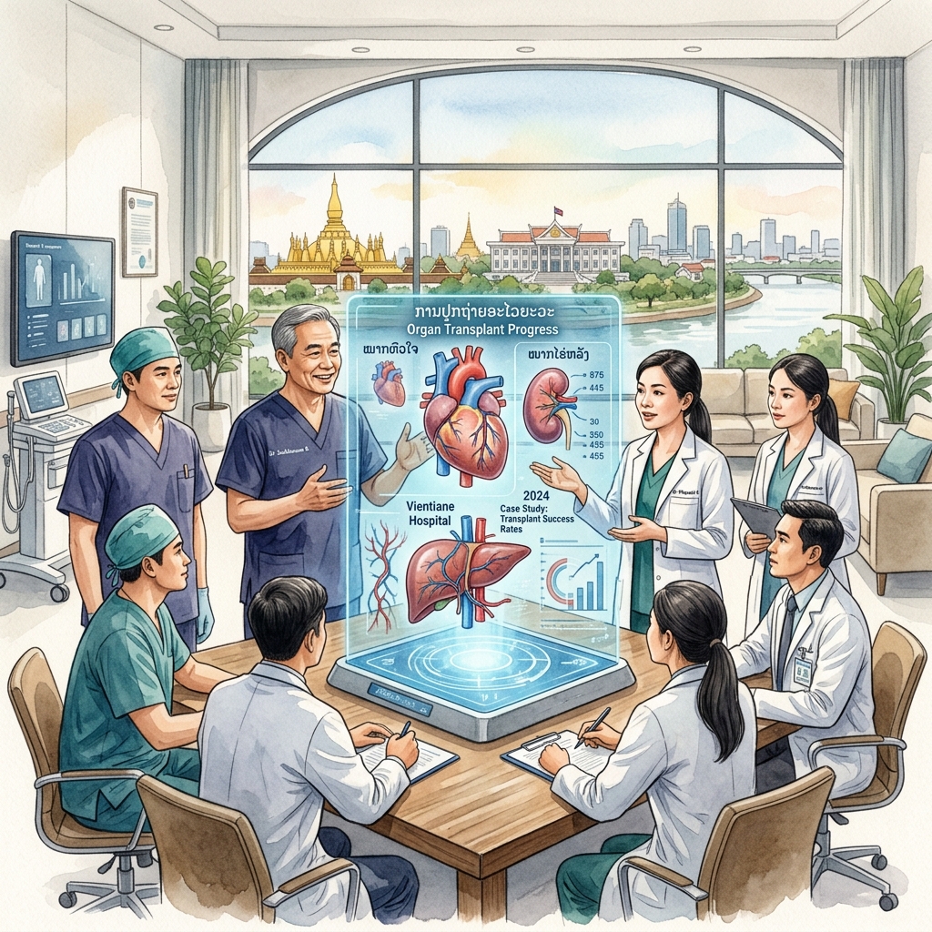 ラオス医療関係者も注視:異種臓器移植(ブタ腎臓の人体移植)臨床研究の進展と将来の臓器不足解消への期待